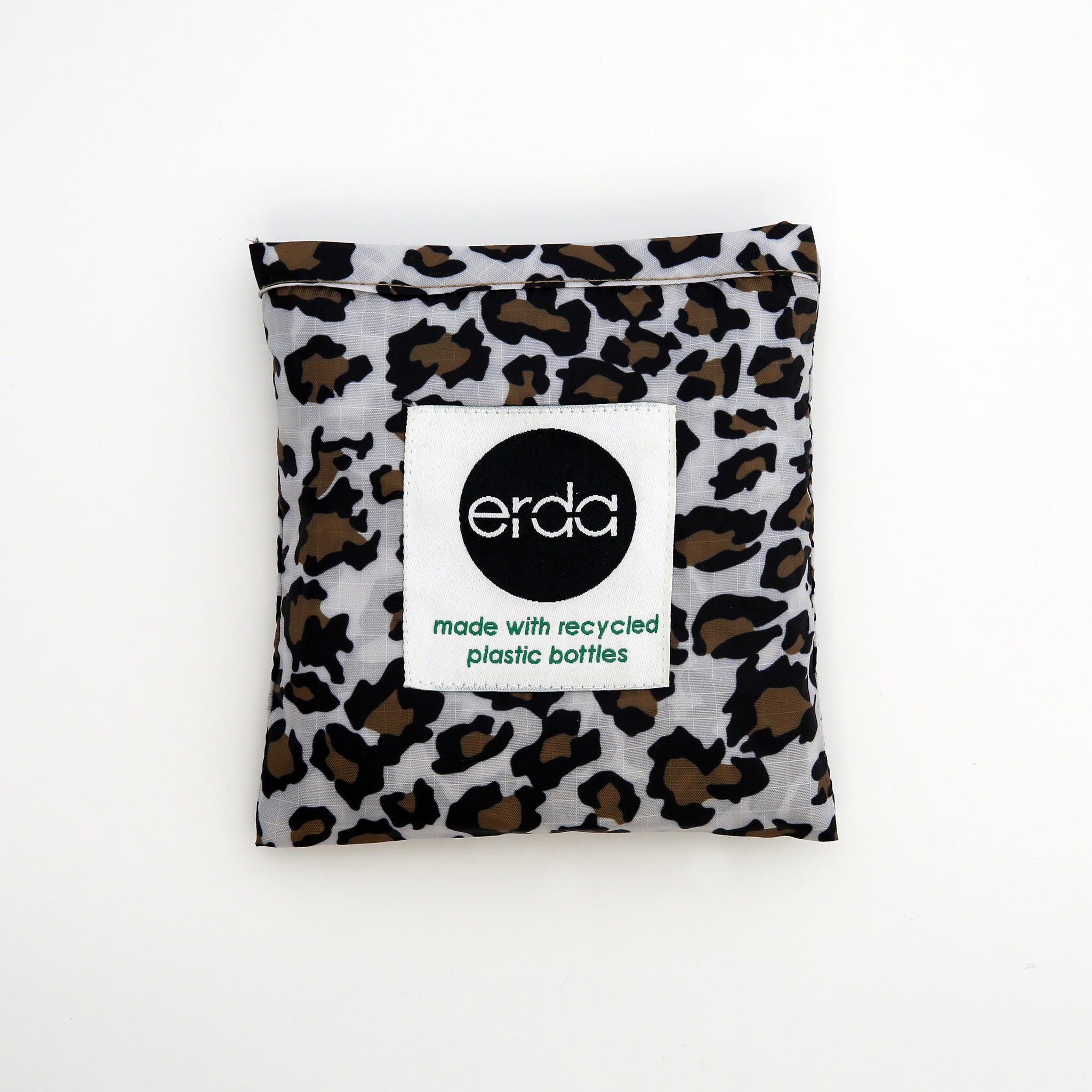 Sand Leopard Small Reusable Ergonomic Bag, Shopping Bag, Grocery Tote, Travel Bag