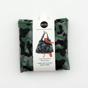 Forest Camo Sand-Free Travel Beach Bag