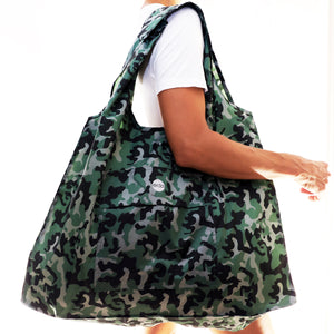 Forest Camo Sand-Free Travel Beach Bag