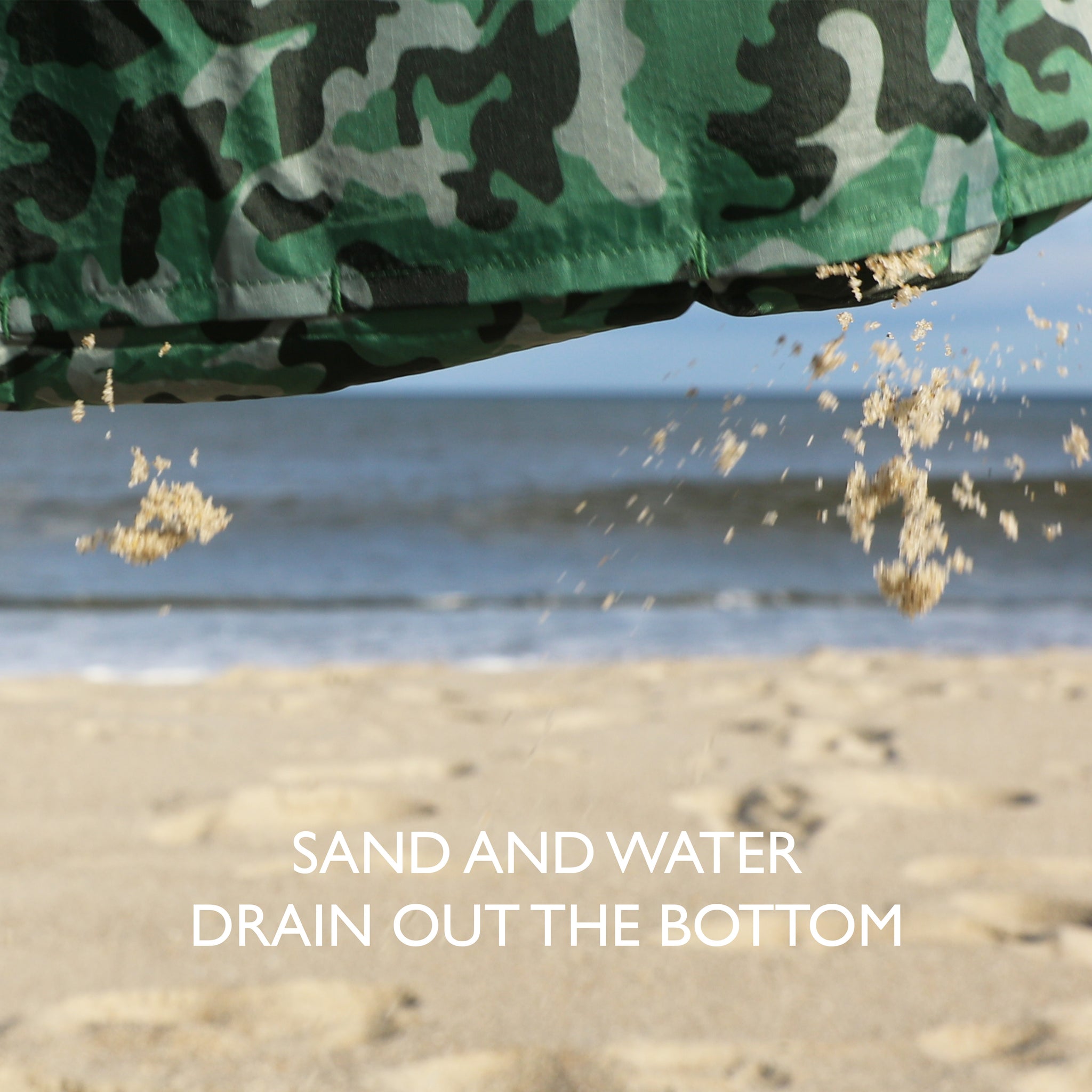 Forest Camo Sand-Free Travel Beach Bag