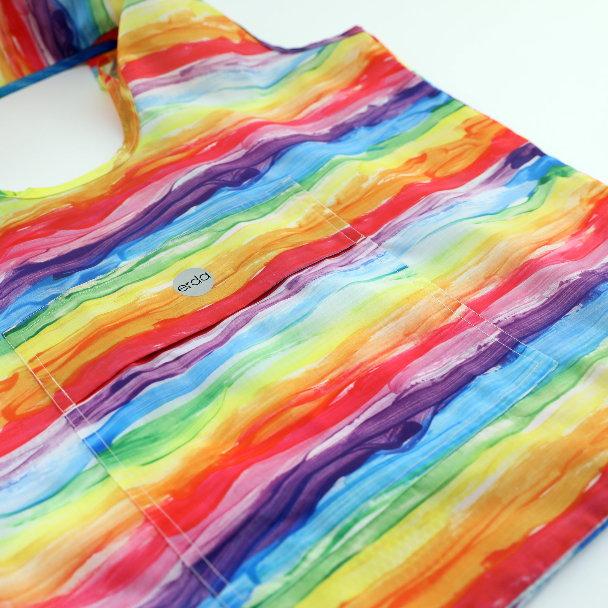 Watercolor Rainbow Sand-Free Travel Beach Bag